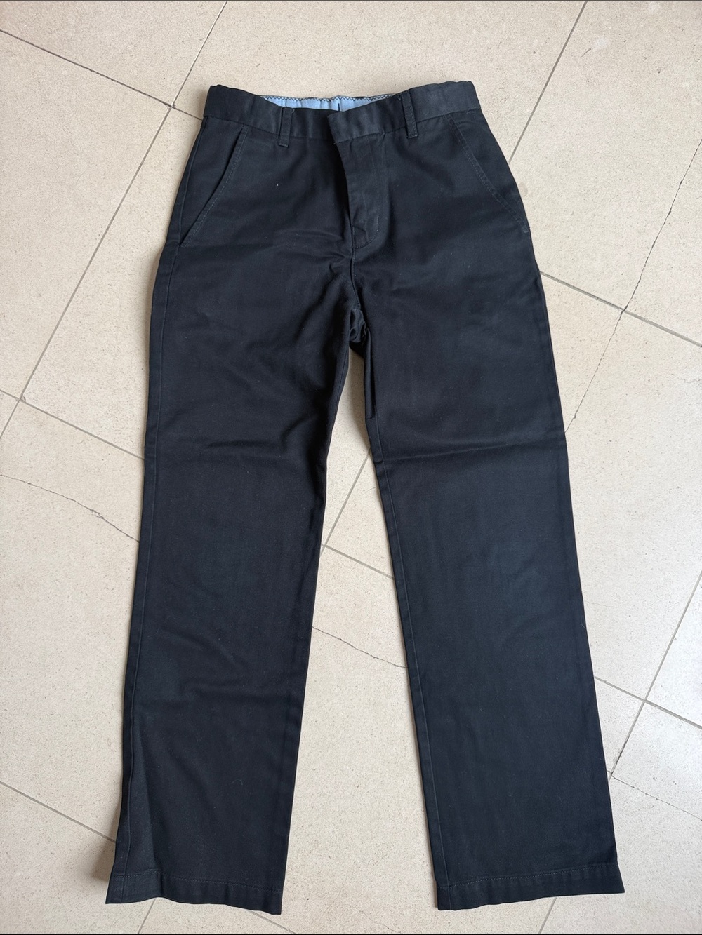 GAP Straight-Leg Chinos, boys size 14, black NWOT